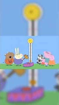 Ajude a Peppa a pescar o patinho! #peppapig #desenho #shorts