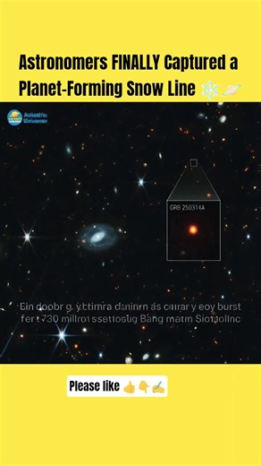 Astronomers FINALLY Captured a Planet-Forming Snow Line ❄️🪐