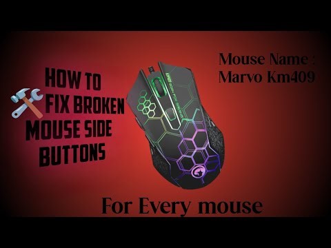 How to fix mouse broken side button 