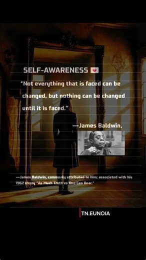 The Truth You Avoid Is the One You Need to Face | James Baldwin | What does it actually mean?👇