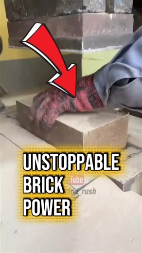 Hydraulic Brick Press Machine in Action | High-Density Brick Making Process