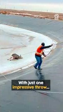 One skillful throw to save a life ❤️