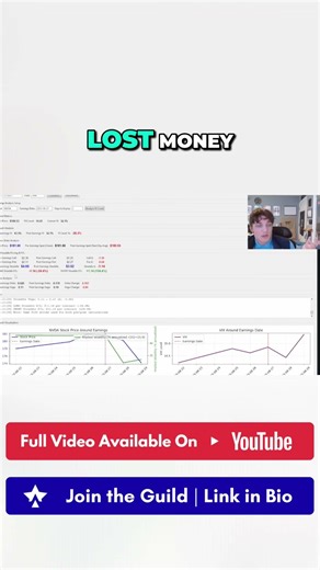 Nvidia Earnings: IV Crush Explained #shorts