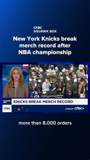 New York Knicks break merch record after NBA championship victory