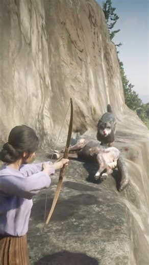 UNREAL RDR2 Gameplay! Brave Girl Starts EPIC Fight Against Ruthless Outlaw #shorts #gaming