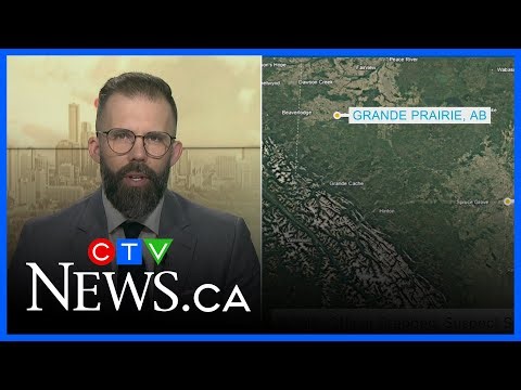 Officer stabbed, suspect shot during altercation in Grande Prairie crash