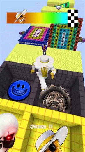Noob Pro TNT Head Maze Challenge | captain clark x lord verity x Aura Farmer x backrooms #minecraft
