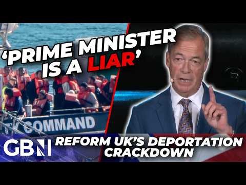 ‘End the ASYLUM SCAM’ | Nigel Farage announces Reform’s plan to END illegal migration