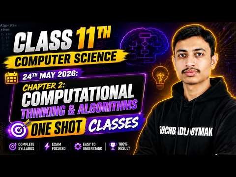 11th Computer Science Unit-02(Computational Thinking & Algorithms) Live Class | Federal Board
