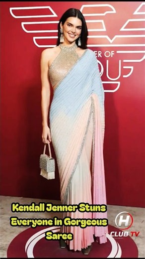 Kendall Jenner Looks Stunning in a Saree | Diwali Fashion Moments | H Club Tv
