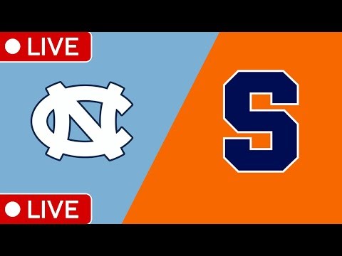 North Carolina vs Syracuse LIVE FHD | NCAA Men's College Basketball 2026