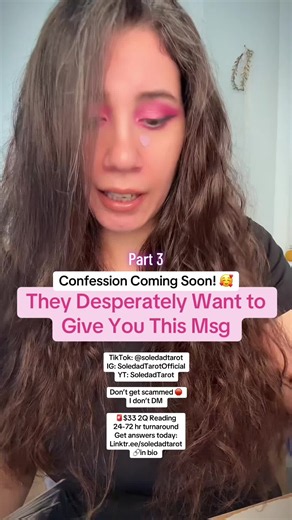 💓Full Reading on YT💓 #messageforyou #lovereading #tarot #soledadtarot #tarotonline