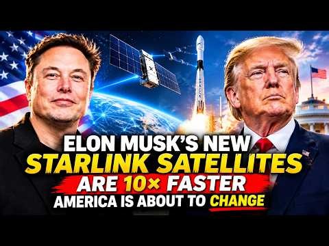 Elon Musk's New Starlink Satellites Are 10× Faster — America Is About to Change