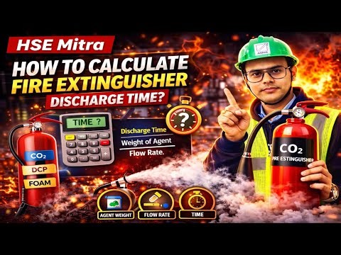 How to Calculate Fire Extinguisher Discharge Time? | Fire Safety Calculation