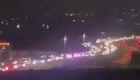 Real Elizabeth Montgomery on X: "🚨 #BREAKING: MASSIVE POLICE PRESENCE AS FAR AS THE EYE CAN SEE NEAR DOWNTOWN LOS ANGELES What the hell is going on that requires that many police cars? The entire 10 Freeway is completely LIT UP with emergency lights!" / X