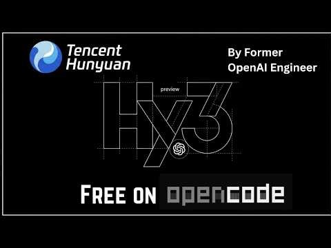 I Tested Tencent's New FREE AI in OpenCode — The Results Are Insane
