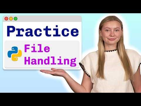 [Practice Problems] Python File Handling - Visually Explained