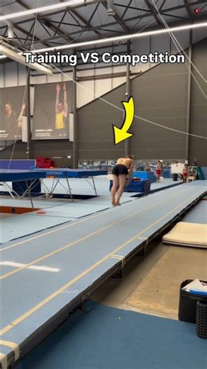 training vs competition 😮.