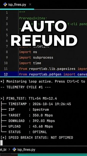 I Coded a Python Script to Force My ISP to Refund Me 💸