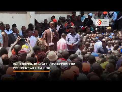 Raila Odinga Jr reaffirms support for President William Ruto