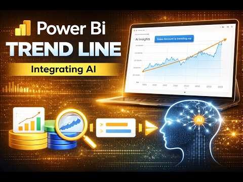 Power BI Trend Line / Fit Line | Integrating AI
