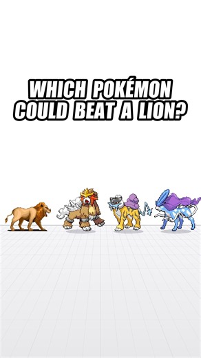 Legendary Pokémon vs Lion