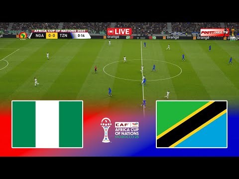 🔴NIGERIA vs TANZANIA - Africa Cup of Nations 2025 Match | Pes 21 Gameplay