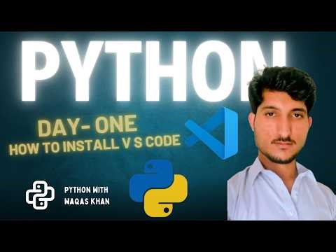Python Day one | First program | 30 Days course |Machine Learning With Khan #python