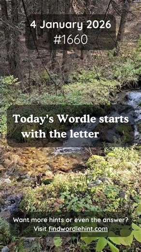 Wordle Hint (04-01-26)