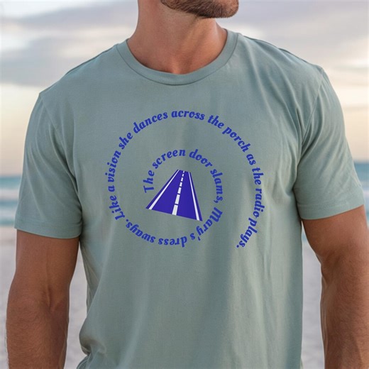 Bruce Springsteen Thunder Road Inspired T-shirt, Unisex Garment-dyed Tee for Music Lovers, Great Gift for Classic Rock Enthusiasts - Etsy