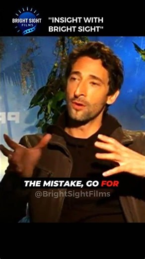 Adrian Brody on Why Flaws Make a Hero | Predators | Insight with Bright Sight
