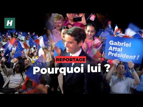 Au meeting d’Attal, on a joué aux 7 différences entre lui et Macron