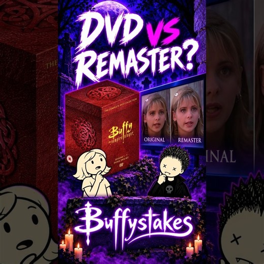 Buffy Original DVDs vs HD Remaster — Which Is Better? #shorts #btvs #buffyanalysis #buffyverse