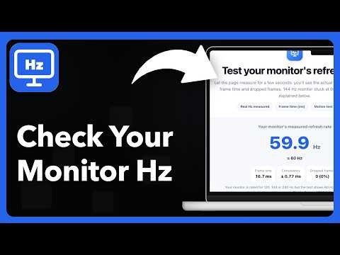How to Check Your Monitor Refresh Rate (Free)