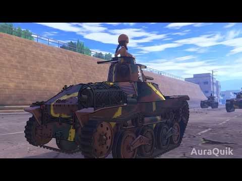 GIRLS und PANZER Dream Tank Match Chihatan vs Ooarai Gameplay (No Commentary)