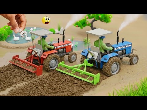 DIY Mini Tractor Can Rotivator Real In Mud | Top Most Creative Scientific Idea