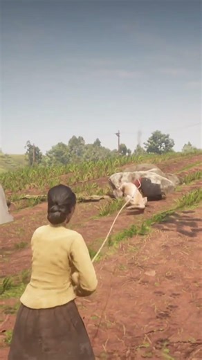 Insane Brave Girl Tries to Capture a Deadly Lion in RDR2! 😱 #shorts #gaming #viral