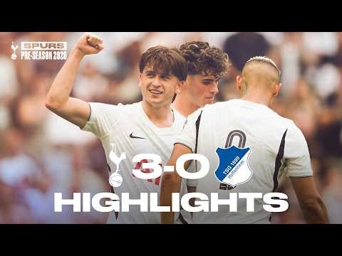 Mikey Moore at the double 😍 | Spurs 3-0 Hoffenheim | Pre-Season Highlights