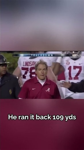 109 Yard Missed Field Goal Return TD Iron Bowl Game Winner