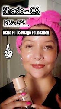 Mars Full Coverage Foundation || Best Full Coverage Foundation || Mars || Shade 06 || Glow Retuals |