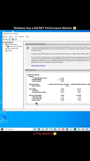 resmon | Monitor Hidden System Usage in Real Time | Computer Tips & Tricks