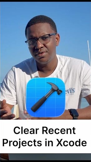 How to Clear Recent Project in Xcode
