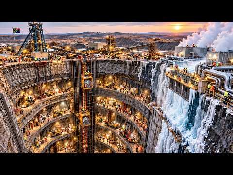 How South Africa Built a Gold Mine So Deep It Makes 200 Tons of Ice an Hour Just to Stay Open