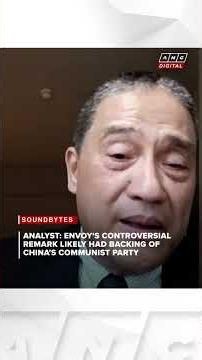 Expert believes Chinese envoy's 'use of force' remarks had backing of China's communist party | ANC
