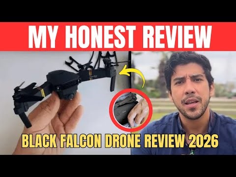Black Falcon Drone Review (HONEST REVIEW) - BLACK FALCON 4K DRONE With Câmera 2026