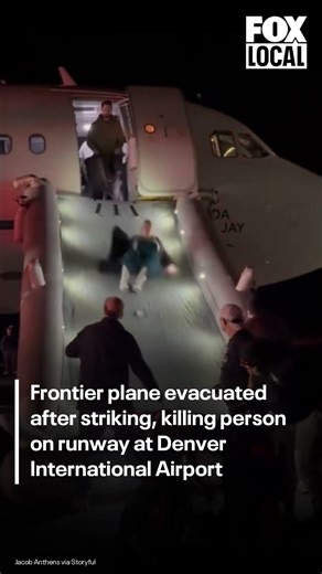 Person hit, killed by Frontier plane after jumping fence at Denver airport