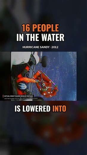 16 People in the Water During Hurricane Sandy #shorts
