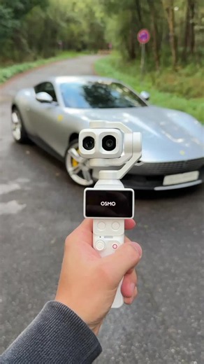 DJI Osmo Pocket 4P keeps car shots locked with 3-axis stabilization 🚗✨. Let's make clean, cinematic moves. 🎥: pascalsteinhaus #DJI #OsmoPocket4P #CarShot #Cinematic #fyp