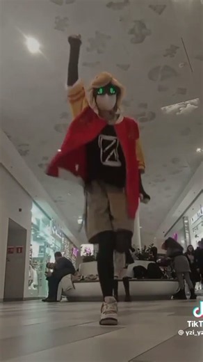 thad cosplayer dances for RPG! (Creds to the creator from pinterest) #murderdronesepisode8