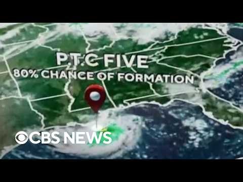 Weather system forming near Texas, Louisiana expected to strengthen